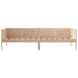 Lit de jour sans matelas bois de pin massif 80x200 cm 