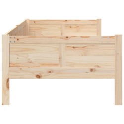 Lit de jour sans matelas bois de pin massif 80x200 cm 