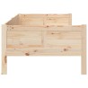 Lit de jour sans matelas bois de pin massif 80x200 cm 