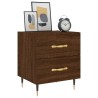 Tables de chevet 2 pcs chêne marron 40x35x47,5 cm 