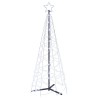 Arbre de Noël cône 200 LED Blanc froid 70x180 cm 
