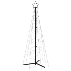 Arbre de Noël cône 200 LED Blanc froid 70x180 cm 