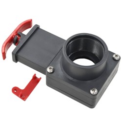 Vanne de portail de piscine 2 pcs 1,5" 