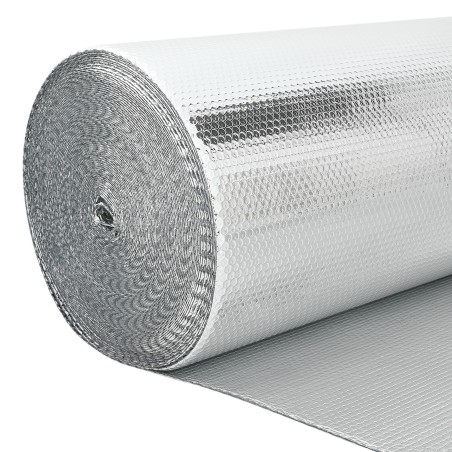 Reflecteur de chaleur radiateur double face 0,6x50 m de vidaXL 
