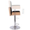 Tabouret de bar Noir Similicuir 