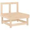 Salon de jardin 7 pcs Bois de pin massif 