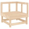 Salon de jardin 7 pcs Bois de pin massif 