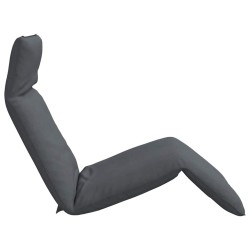 Chaise longue pliante anthracite 175x54x8,5 cm tissu oxford 