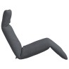Chaise longue pliante anthracite 175x54x8,5 cm tissu oxford 