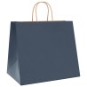 Sacs en papier 50 pcs avec poignées bleu 32x22x28 cm 