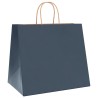 Sacs en papier 50 pcs avec poignées bleu 32x22x28 cm 