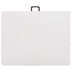Table pliable de jardin Blanc 180x72x72 cm PEHD 