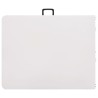 Table pliable de jardin Blanc 180x72x72 cm PEHD 