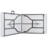 Table pliable de jardin Blanc 180x72x72 cm PEHD 