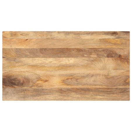 Dessus de table 120x50x2,5cm rectangulaire bois massif manguier 
