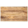 Dessus de table 120x50x2,5cm rectangulaire bois massif manguier 