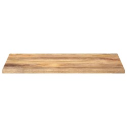 Dessus de table 120x50x2,5cm rectangulaire bois massif manguier 