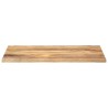 Dessus de table 120x50x2,5cm rectangulaire bois massif manguier 