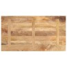 Dessus de table 120x50x2,5cm rectangulaire bois massif manguier 