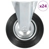 24 pcs Roulettes fixes 200 mm 