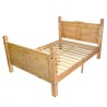 Cadre de lit sans matelas Pin mexicain Corona 160x200 cm 