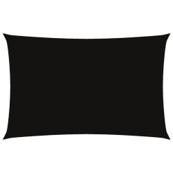 Voile de parasol tissu oxford rectangulaire 5x8 m noir 