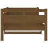 Lit de jour sans matelas marron miel bois pin massif 90x200 cm 