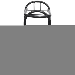 Porte-selle pliable métallique avec roues  