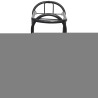 Porte-selle pliable métallique avec roues  