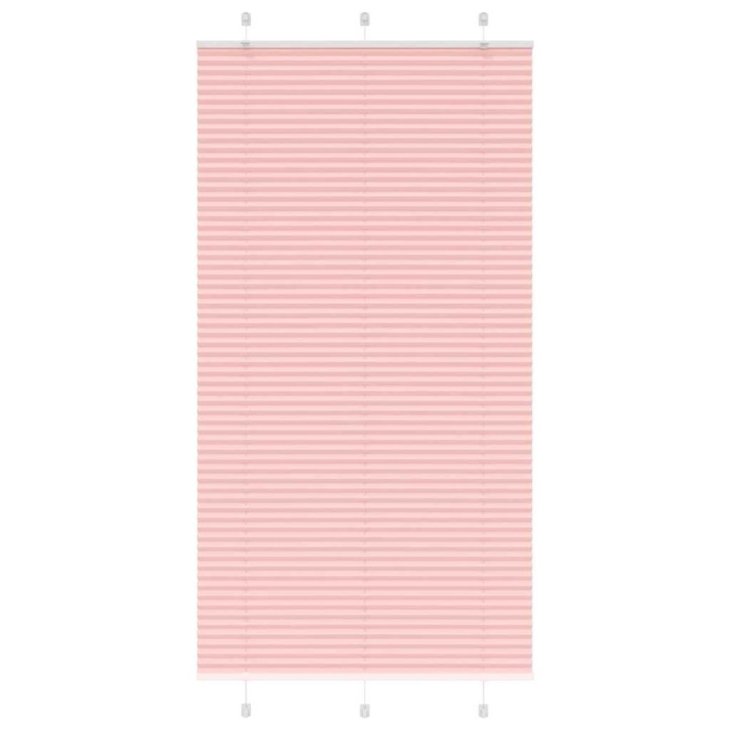 Store plissé rose 110x200 cm largeur du tissu 109,4cm polyester 