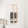 Porte-serviette 23x18x90 cm Bois de pin massif 