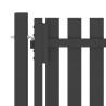 Portail de clôture de jardin Acier 4x1,25 m Anthracite 