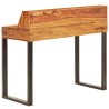 Bureau 110x50x94 cm Bois solide de Sesham et acier 