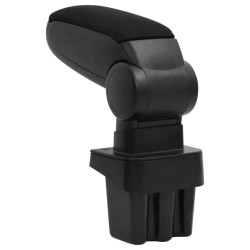 Accoudoir de voiture noir 15x31,5x(35-51) cm ABS 