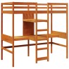 Cadre de lit superposé sans matelas 90x190cm bois de pin massif 