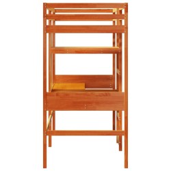 Cadre de lit superposé sans matelas 90x190cm bois de pin massif 