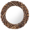 Miroir mural 60 cm Teck Rond 