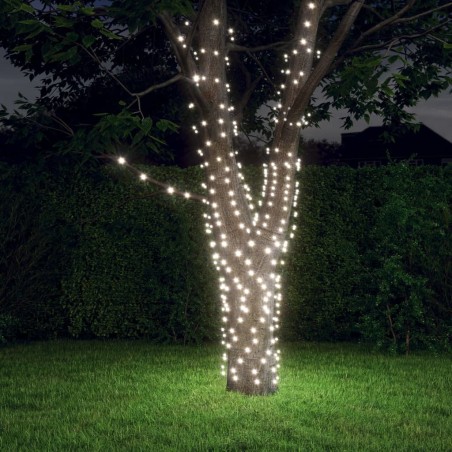 Lampes solaires 5 pcs 5x200 LED Blanc froid Intérieur Extérieur 
