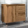 Armoire de salle de bain chêne artisanal bois d'ingénierie 