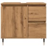 Armoire de salle de bain chêne artisanal bois d'ingénierie 