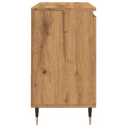 Armoire de salle de bain chêne artisanal bois d'ingénierie 