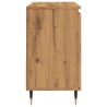Armoire de salle de bain chêne artisanal bois d'ingénierie 
