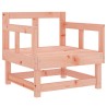 Chaises de jardin lot de 2 cm bois massif douglas 