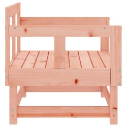 Chaises de jardin lot de 2 cm bois massif douglas 
