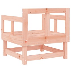 Chaises de jardin lot de 2 cm bois massif douglas 