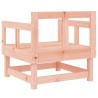 Chaises de jardin lot de 2 cm bois massif douglas 