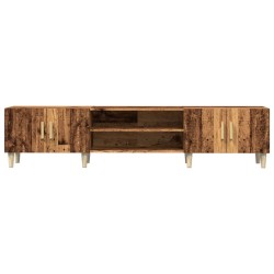 Meuble TV vieux bois 180x31,5x40 cm bois d'ingénierie 
