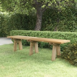 Banc de jardin 160 cm bois de pin massif imprégné 