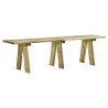 Banc de jardin 160 cm bois de pin massif imprégné 