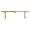 Banc de jardin 160 cm bois de pin massif imprégné 